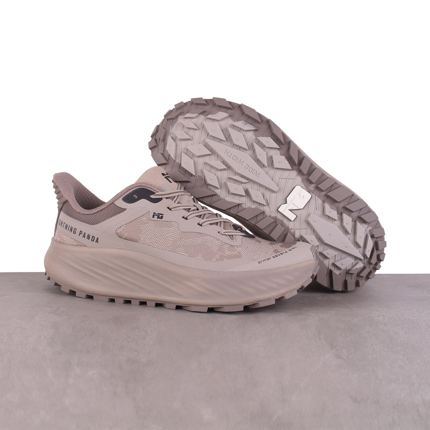 出口北美2E加宽户外越野跑鞋MG高端男女款厚底缓震轻便透气慢跑鞋