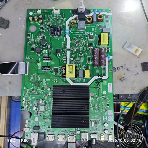 维修松下TH-50/55GX580C/HX560X主板5851-A9S62Z-0P00重启不开机