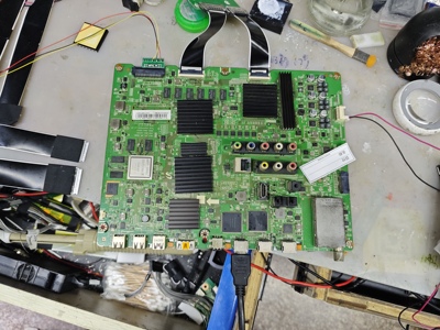 维修三星UA55/65HU8800J电视主板BN41-02205C/B不开机闪红灯等