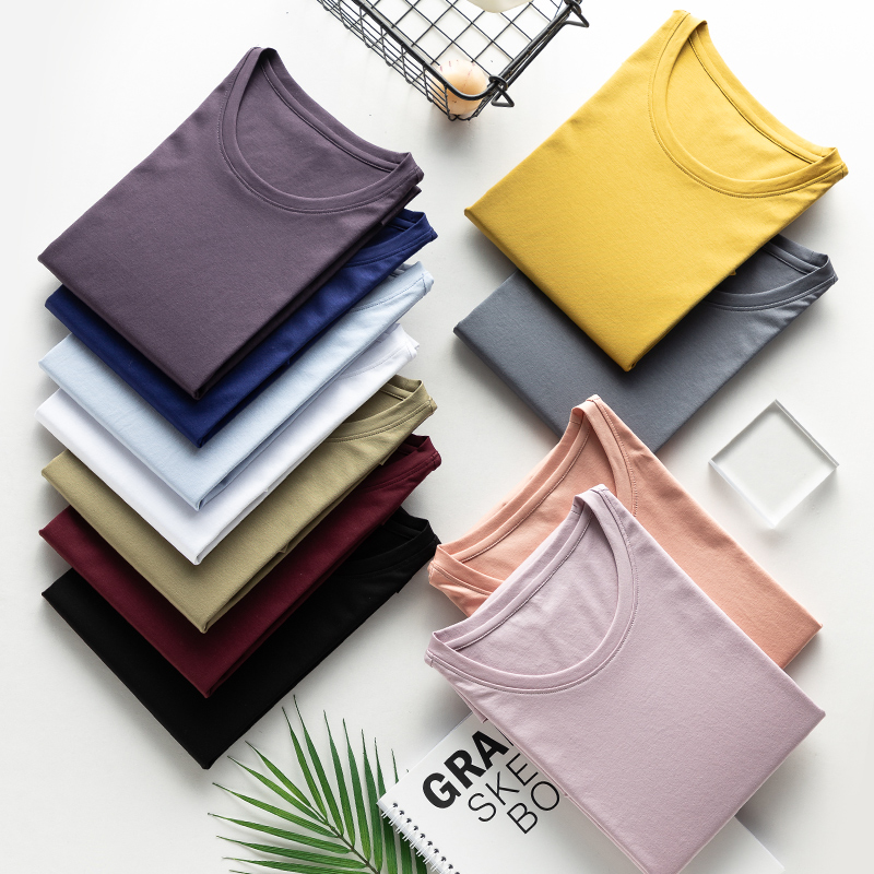 2019春夏新款必败基础款薄体恤 丝光棉修身显瘦纯白t恤女短袖上衣在类目 女装/女士精品, T恤中 - 来自Buy2taobao.com提供专业的淘宝代购服务