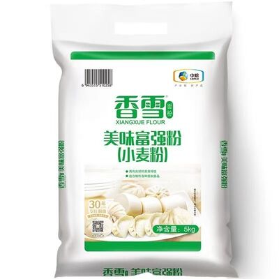 香雪面粉 美味富强粉 小麦粉 中筋面粉10斤