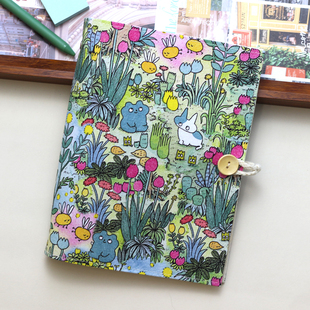 星云里森林精灵原创A5A6布艺本子活页手帐记事日记日程礼物集章