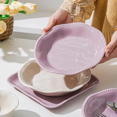 陶瓷盘子高级感轻奢深盘