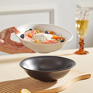 日式6-7英寸三角酸奶碗家用小碗吃饭碗莲子早餐碗燕麦碗绿豆汤碗
