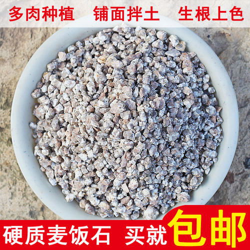 硬质麦饭石绿植盆栽天然营养土