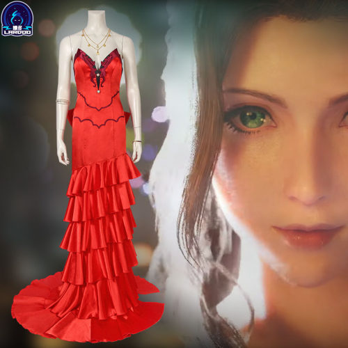 娜多 最终幻想7重制版FF7艾瑞丝·盖恩斯巴勒cosplay服游戏4573