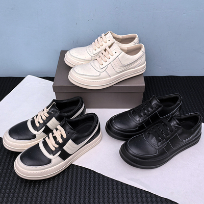 ro低帮男士鞋子板鞋系带小白鞋潮