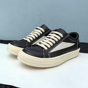 ro侵权款鞋子男真皮增高奶香厚底低帮板鞋运动休闲情侣款单鞋女潮