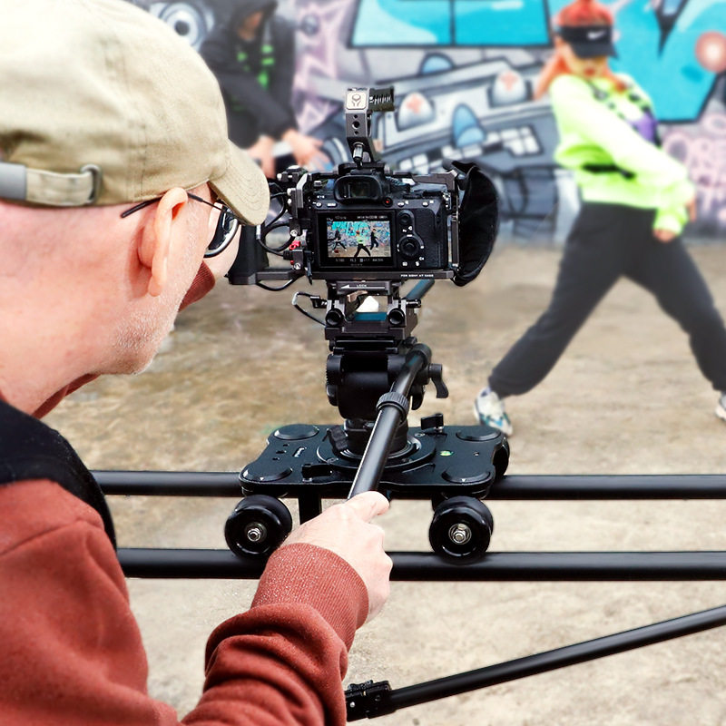 9青牛BX20便携影视滑轨1.6m拼接轨1m高腿承重12kg延时电控组件