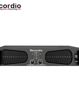 9Recordio GAP-H1800 模拟功放两通道3U型功放舞台KTV