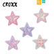 饰扣diy配饰仿水晶五角星卡扣鞋 配饰装 扣适配Crocs 洞洞鞋 CROXX