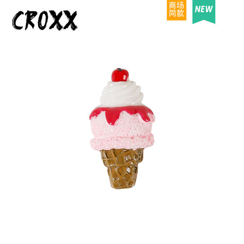 CROXX 洞洞鞋配饰食玩草莓冰淇淋装饰扣鞋扣鞋花适配Cross/Crocs