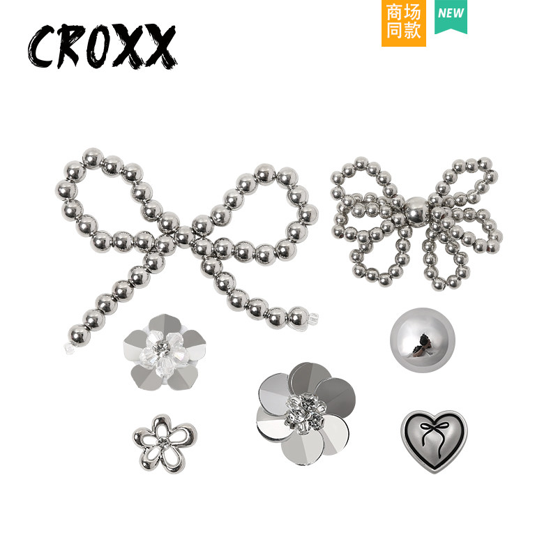 CROXX洞洞鞋配饰蝴蝶结鞋扣高级感鞋饰卡扣拖鞋装饰diy适配crocs