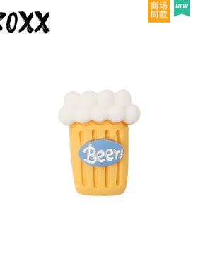 CROXX 洞洞鞋配饰花啤酒杯装饰扣diy鞋花配件鞋扣卡扣适配crocs
