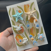 花装 夏日沙滩风鞋 饰扣diy饰品卡扣适配crocs 配饰套装 CROXX洞洞鞋