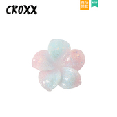 饰扣适配crocs CROXX洞洞鞋 扣diy装 花鞋 cross 配饰炫彩花朵鞋