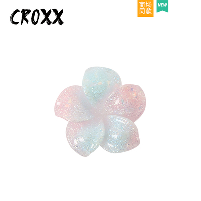 CROXX洞洞鞋配饰炫彩花朵鞋花鞋扣diy装饰扣适配crocs/cross