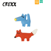 CROXX 花diy配件适配Crocs 饰扣鞋 洞洞鞋 配饰卡通动物柯基狐狸装