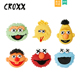饰扣甜饼怪适配Cross CROXX 扣装 配饰鞋 Crocs 卡通芝麻街洞洞鞋