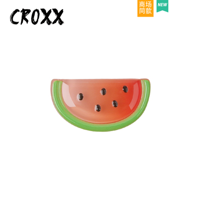 CROXX 洞洞鞋配饰夏日西瓜装饰扣diy配饰卡扣鞋扣适配Cross/Crocs