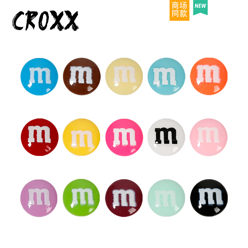 CROXX 巧克力豆洞洞鞋配饰鞋扣装饰扣diy鞋花鞋扣适配Cross/Crocs