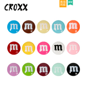 扣装 配饰鞋 饰扣diy鞋 花鞋 Crocs CROXX 扣适配Cross 巧克力豆洞洞鞋