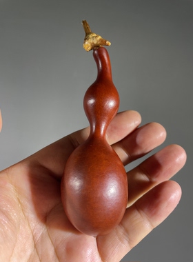 天然文玩葫芦手把件 把玩件