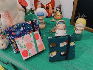 迷你手工水彩本指尖本掌心本300g棉浆封面可选 线装