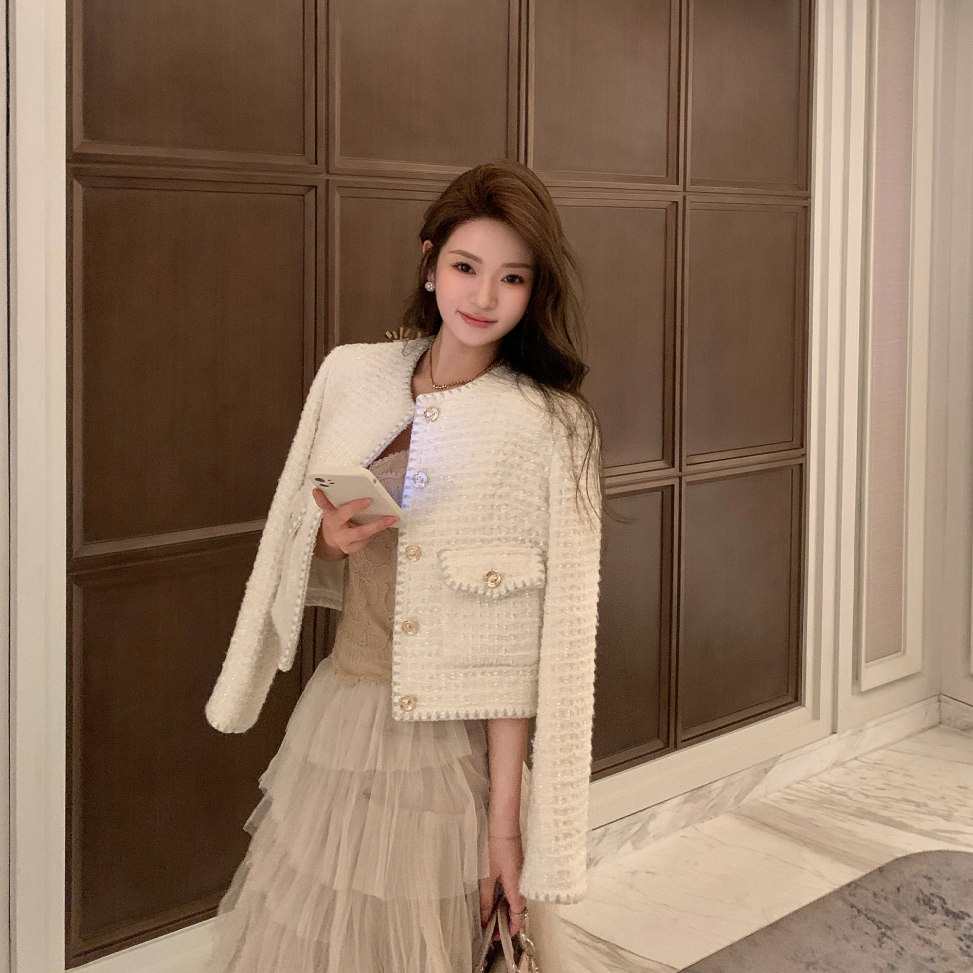 千金公主韩系重工短外套女