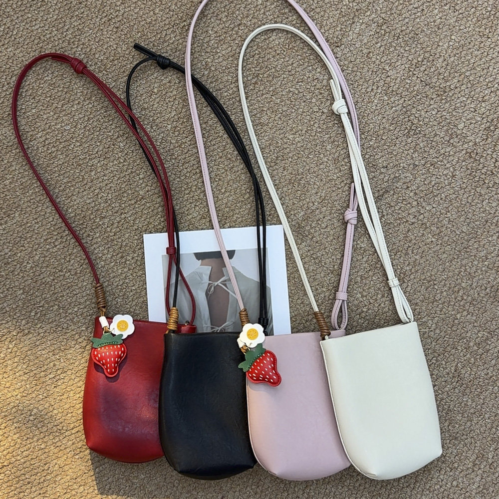 TANGFEEL头层牛皮真皮手机包女百搭单肩斜挎包迷你2026年春季小包