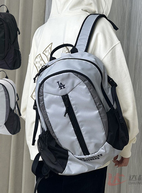 25新款MLB情侣双肩包男女NY旅行通勤户外背包休闲运动包3ABKB025N