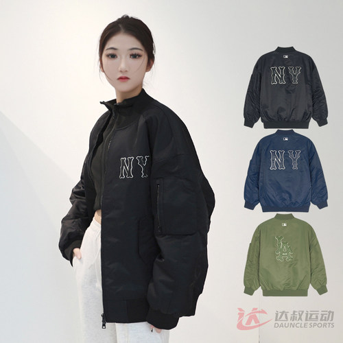 MLB情侣棒球服男女NY运动夹克