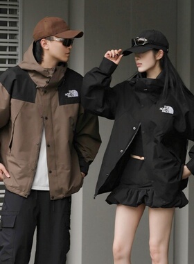 25新款TheNorthFace北面ICON冲锋衣外套男子户外防水运动夹克88XF