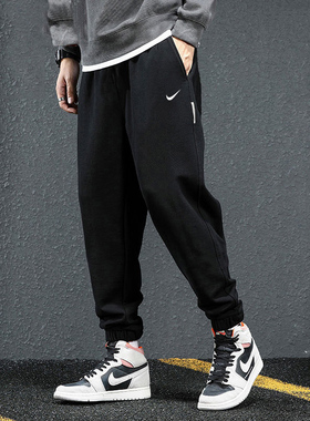 24新款Nike耐克运动裤男子训练宽松休闲束脚裤收口小脚卫裤CK6366