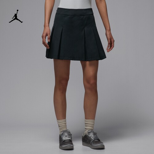Jordan女子百褶裙褶裥运动半身裙