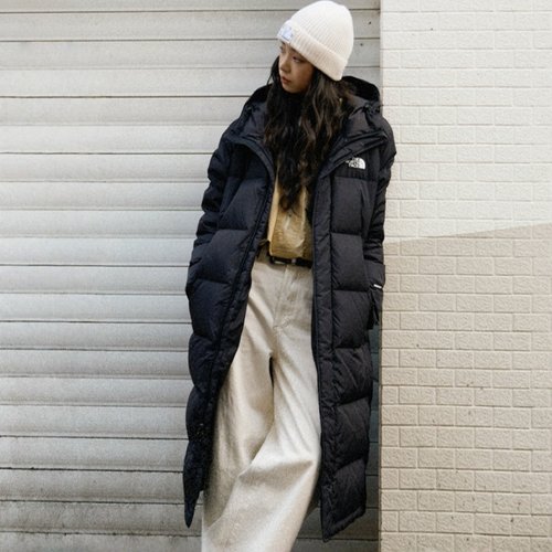 北面羽绒服男女长款鹅绒保暖外套