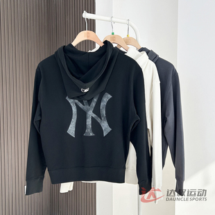 25新款MLB情侣外套男女NY大标复古老花运动卫衣休闲夹克3ATRM0254