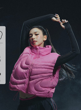 25新款Nike耐克女子羽绒马甲KARINA柳智敏同款运动棉羽背心IH8008