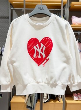 MLB儿童NY爱心涂鸦圆领运动卫衣