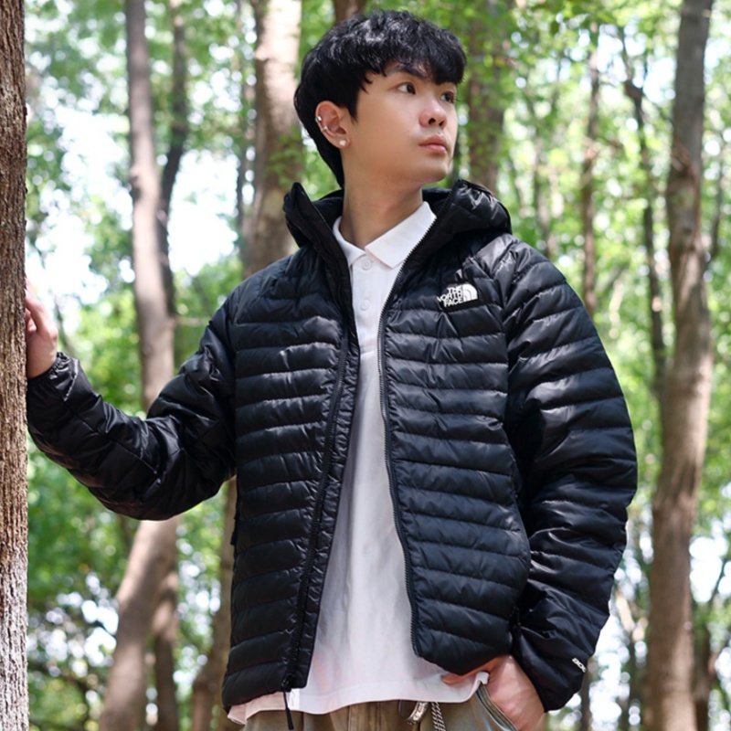 25新款TheNorthFace北面羽绒服男子防泼水800蓬鹅绒保暖外套8EWV