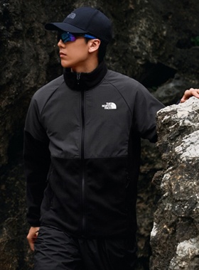 25新款TheNorthFace北面外套男子户外抓绒保暖运动休闲夹克8FHY