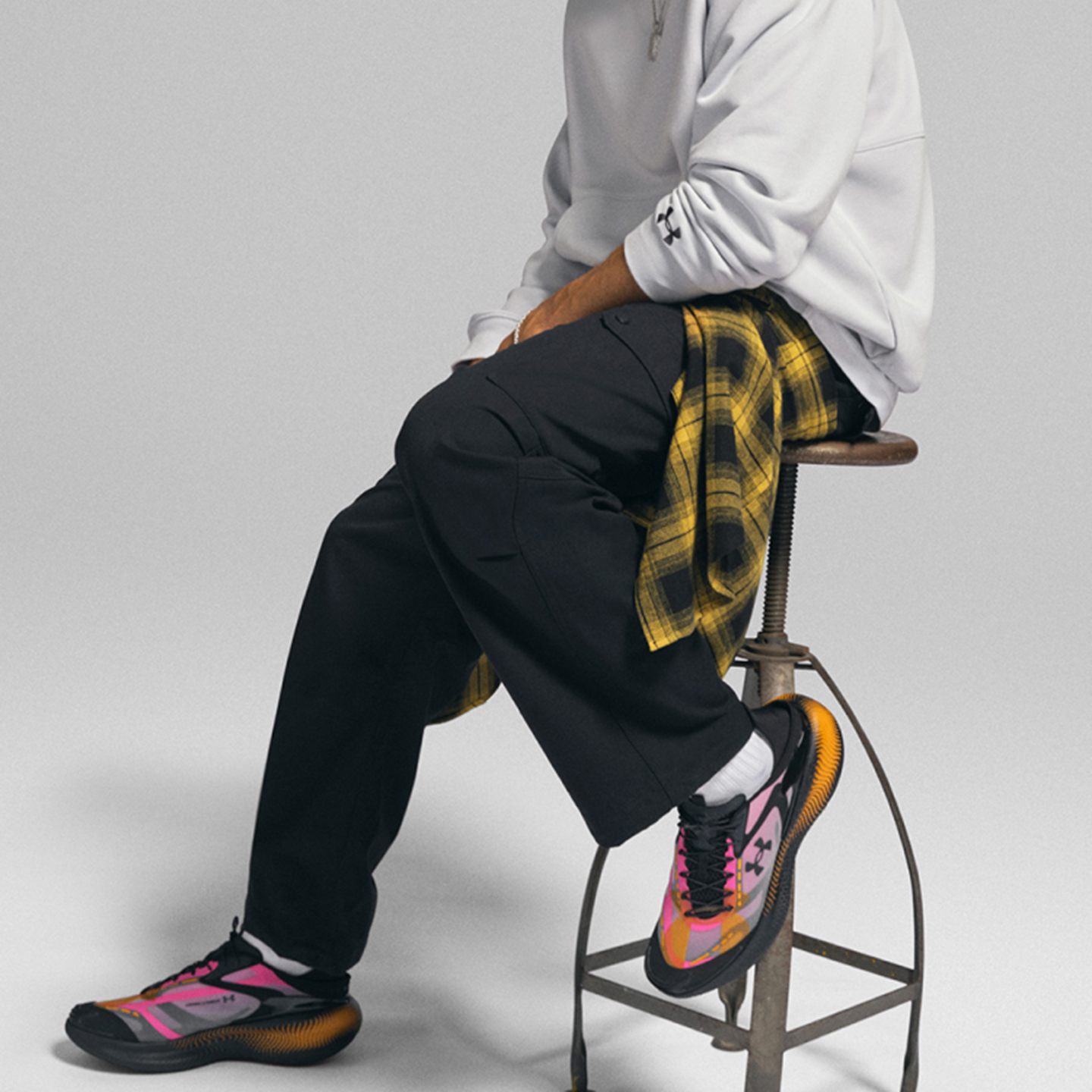 UA安德玛男子库里直筒工装长裤