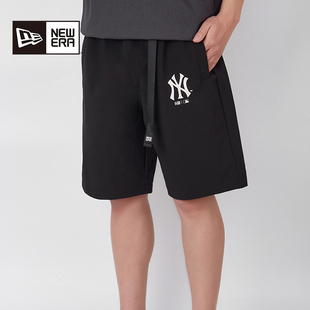 25新款NewEra纽亦华MLB短裤男女NY梭织工装五分裤运动裤14529156