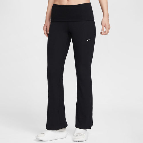 Nike耐克女子微喇罗纹紧身长裤