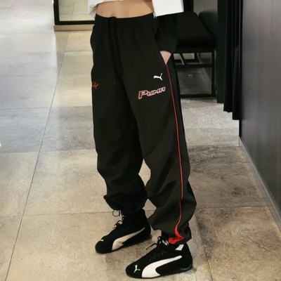 彪马运动裤女子户外复古休闲长裤