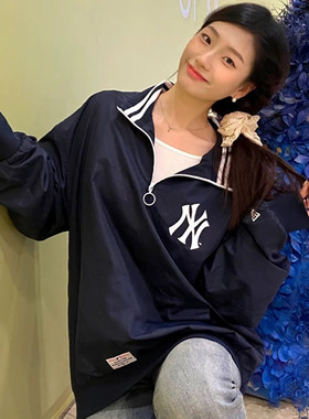 纽亦华男女立领棒球衫运动茄克