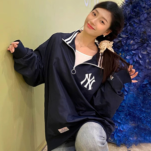 纽亦华男女立领棒球衫运动茄克