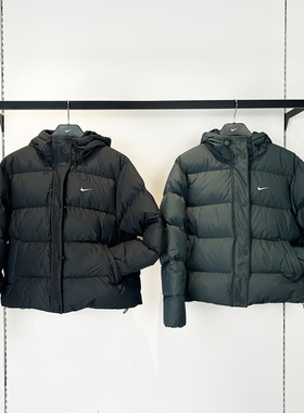 25新款Nike耐克女子羽绒服THERMA-FIT防泼水运动棉羽外套IH0728
