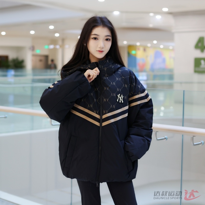 MLB男女NY复古老花运动羽绒服
