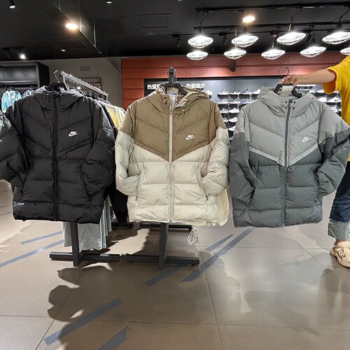 NIKE耐克男子连帽保暖防风羽绒服